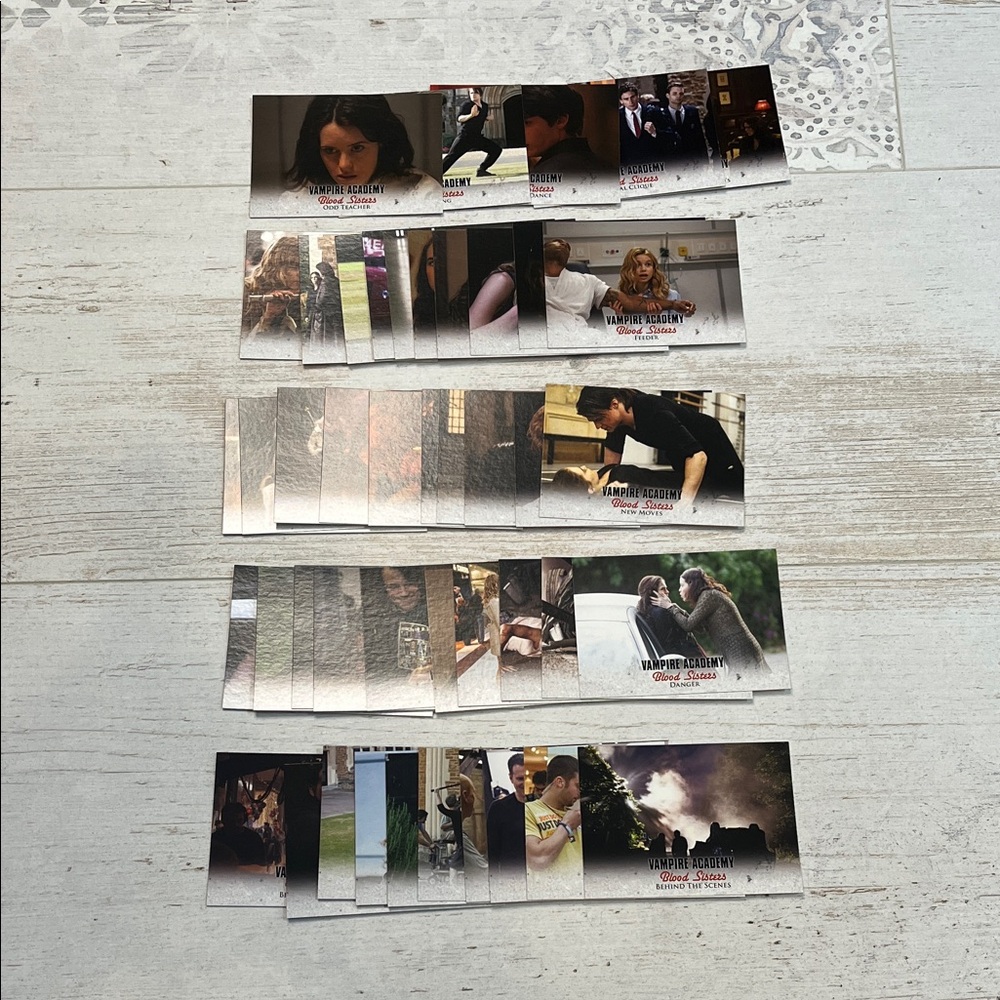 Vampire Academy Blood Sister Set of 45 Trading Cards